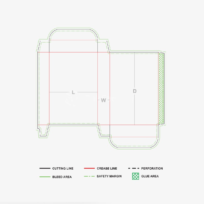 Custom End Open Mailer Box