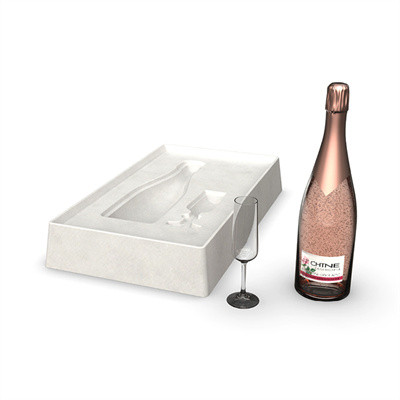 Custom Champagne Lined Packaging