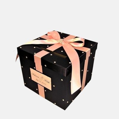 Wholesale 2 Piece Gift Box with Ribbon 