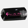 Custom Glossy Black Hair Pillow Box