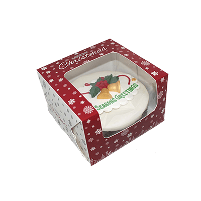Custom Printed Window Cake Packaging Boxes