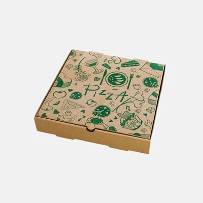 Disposable Kraft Corrugated Pizza Box Wholesale