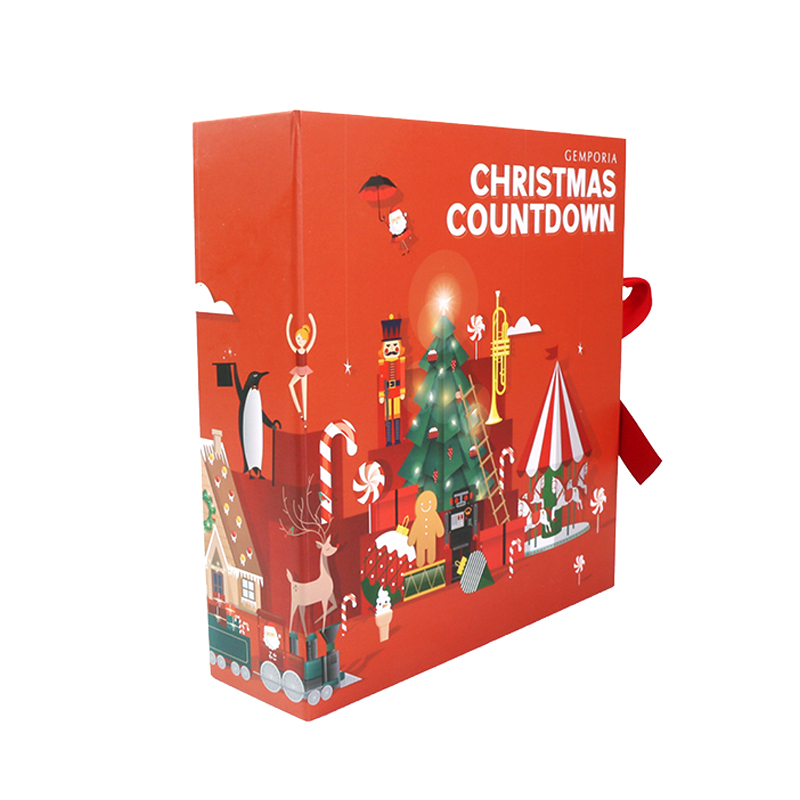 Custom Advent Calendar Cardboard Box Gift Box