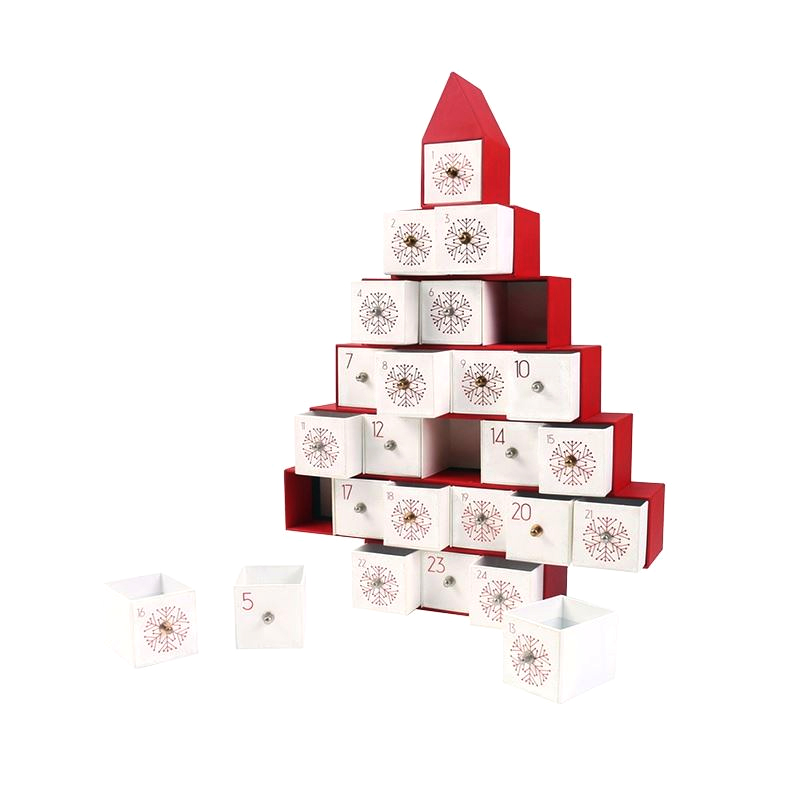 Custom Triangle Christmas Advent Gift Box Manufacturer