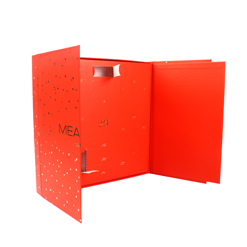 Wholesale Customised Red Tearable Christmas Advent Gift Boxes