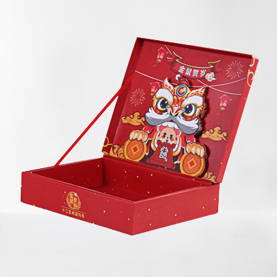 Red Flip-top Gift Box Supplier