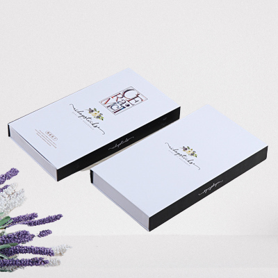 Book Shape Magnetic Gift Box White