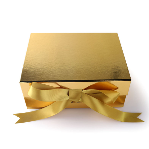 Custom Folding Gold Oyster Box Gift