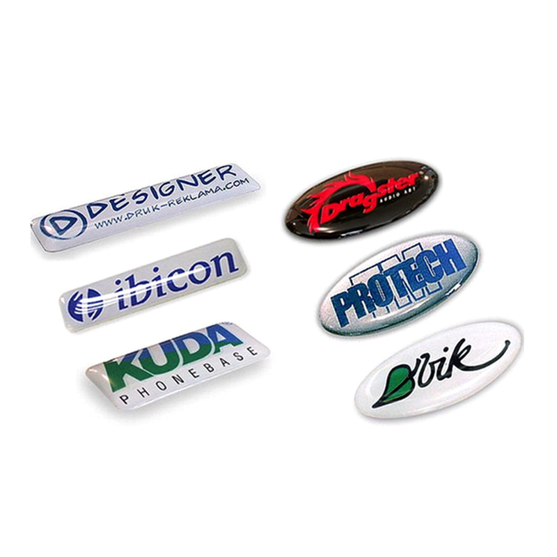 Custom Drop Moulding Label Stickers with logo
