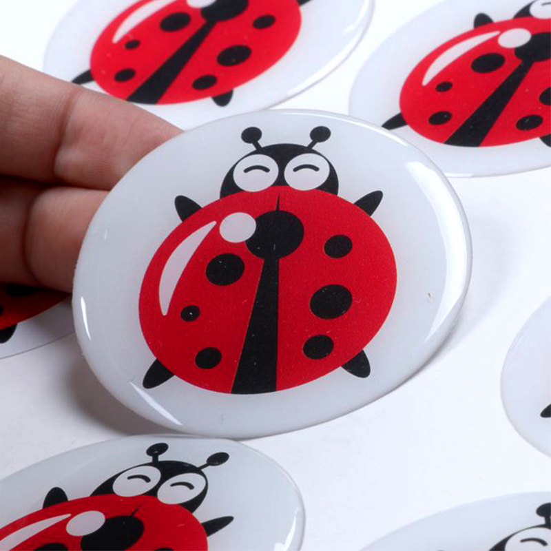 Custom Manufacturer Epoxy Sticker Packaging Label