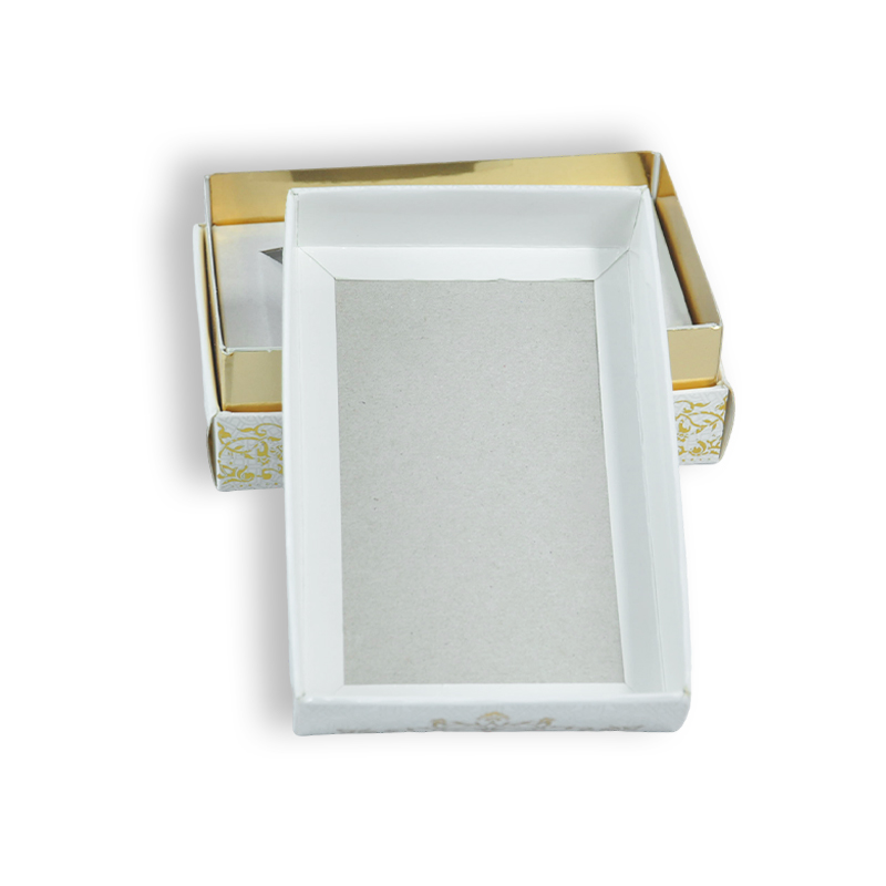 Luxury Rigid Lid And Base Box with Custom Cardboard Insert, Gold Foiling Gift Packaging Wholesale