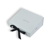Custom Printed Magnetic Closure Rigid Box with Ribbon Pull, Luxury Folding Gift Packaging for Apparel And Cosmetics