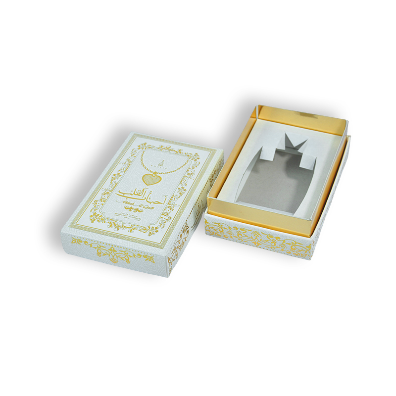 Luxury Rigid Lid And Base Box with Custom Cardboard Insert, Gold Foiling Gift Packaging Wholesale