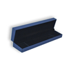 Premium Navy Blue Rigid Hinged Jewelry Gift Box