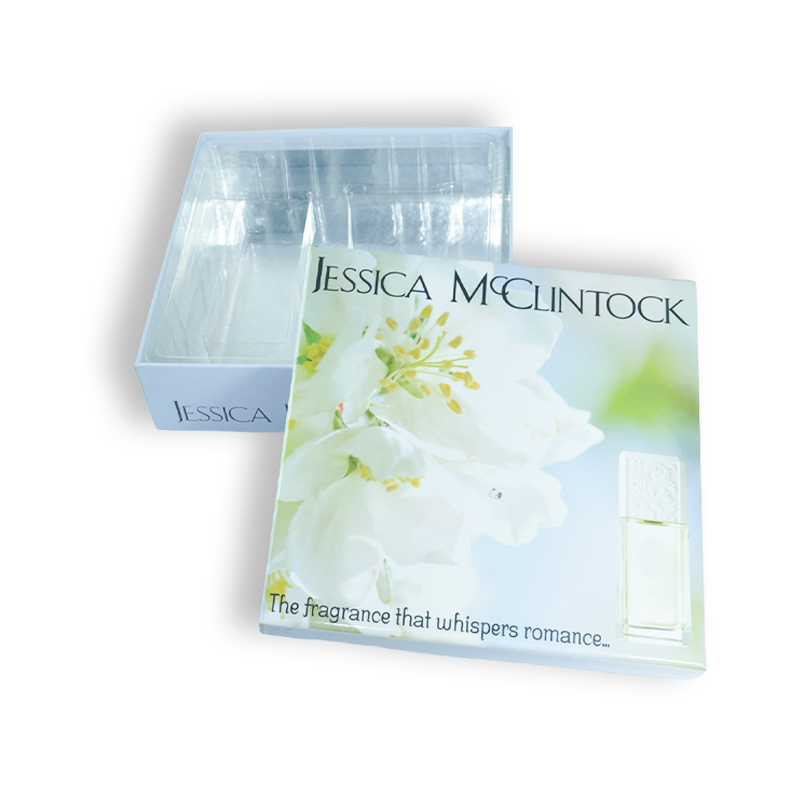 Custom Luxury Lid And Base Perfume Gift Box with PET Insert | Premium Rigid Packaging for Fragrance & Cosmetics