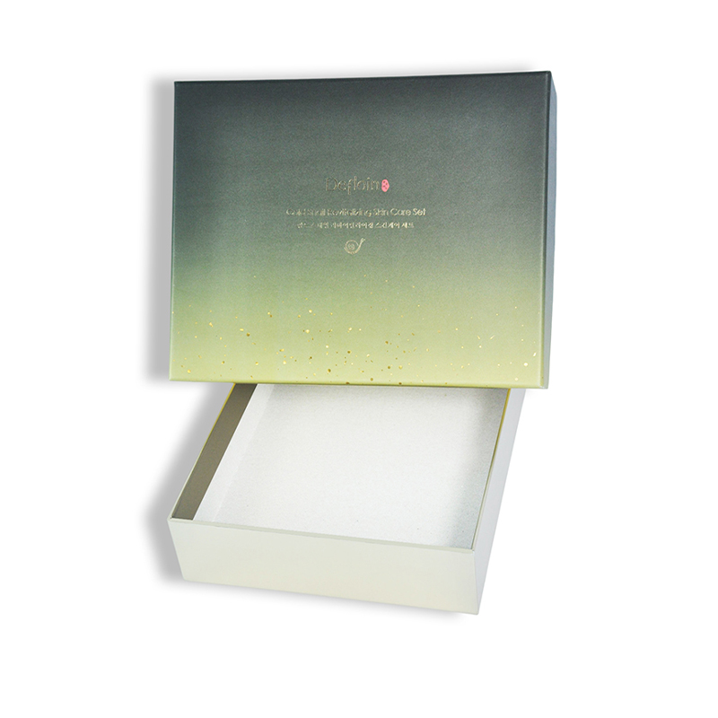 Luxury Gradient Lid And Base Rigid Box for Skincare Packaging
