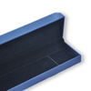 Premium Navy Blue Rigid Hinged Jewelry Gift Box