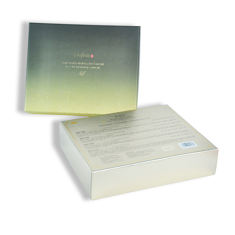 Luxury Gradient Lid And Base Rigid Box for Skincare Packaging