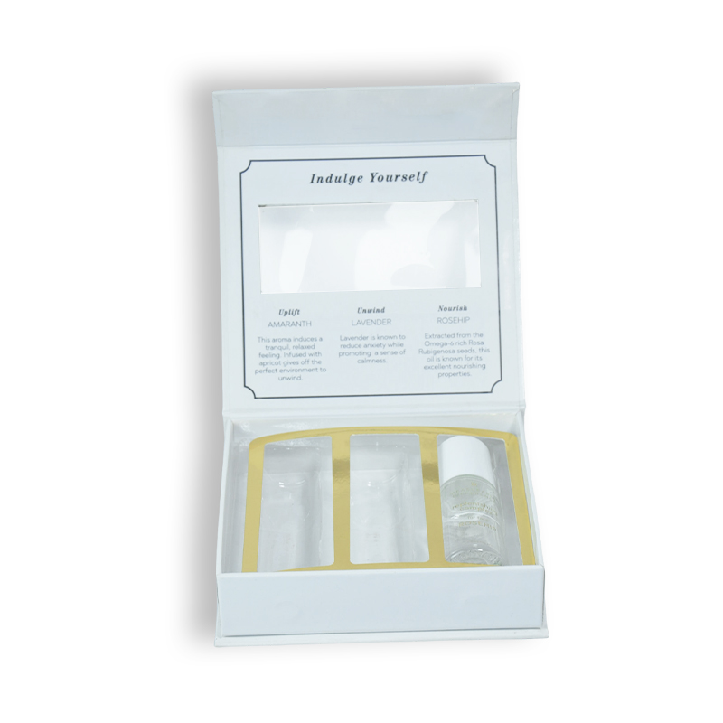 Luxury Magnetic Rigid Gift Box with Window